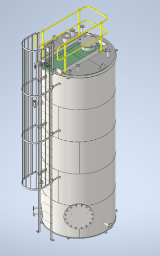 JUICE TANK WITH ADDITIONAL LADDER